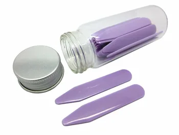 SHANH ZUN 28 Pcs Plastic Collar Stays Collar Bones for Mens Dress Shirt in a Clear Glass Bottle 2.2"
SHANH ZUN 28 Pcs Plastic Collar Stays Collar Bones for Mens Dress Shirt in a Clear Glass Bottle 2.2"