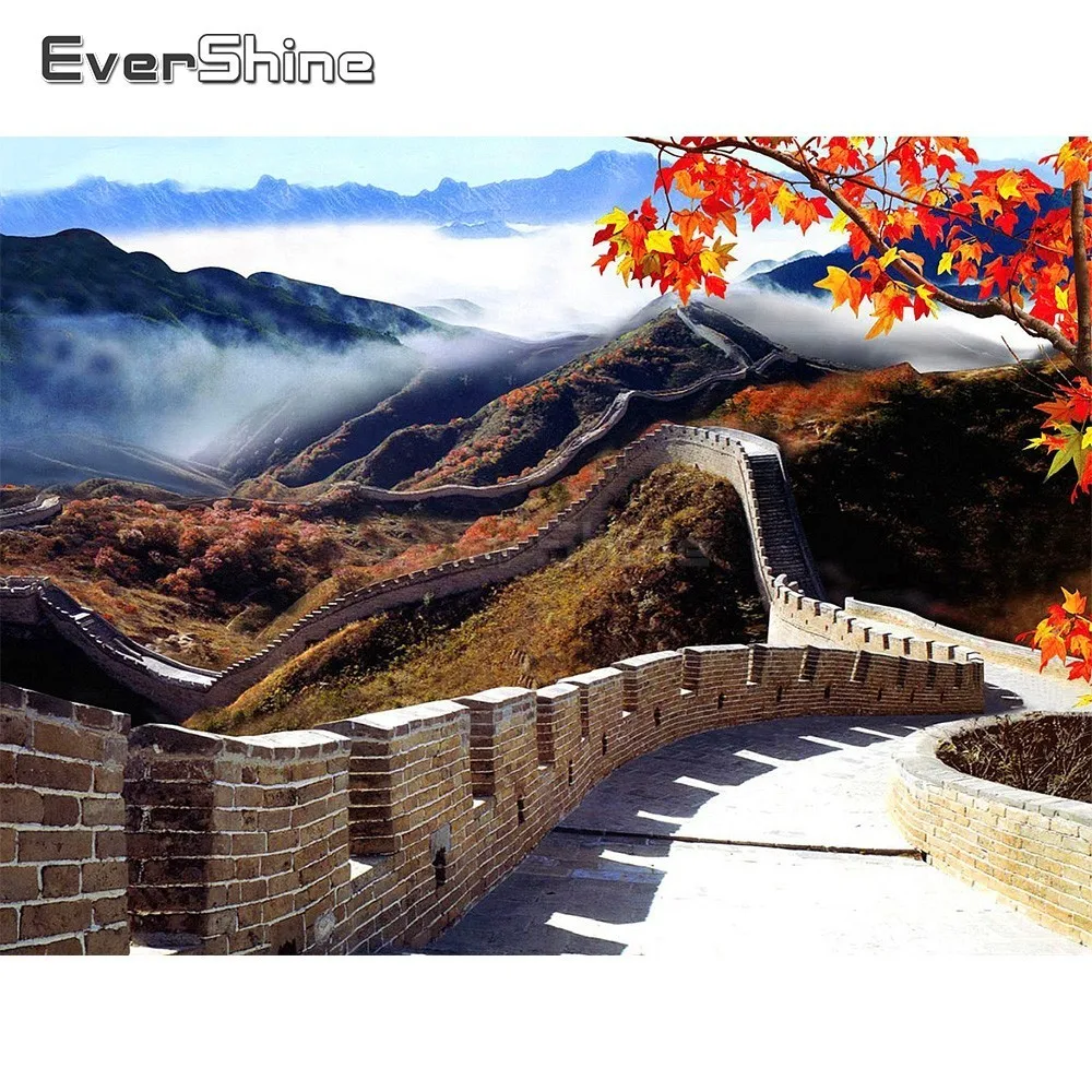 EverShine 5D Diamond Painting New Arrivals Great Wall Diamond Mosaic Scenery Cross Stitch Diamond Embroidery Sale Wall Decor
EverShine 5D Diamond Painting New Arrivals Great Wall Diamond Mosaic Scenery Cross Stitch Diamond Embroidery Sale Wall Decor