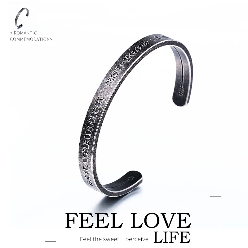 BEIER Punk Gothic Titanium Stainless Steel Black Arrow Garage Work Bracelet Open Cuff Bangles for Men Antique Jewelry BRG-013
BEIER Punk Gothic Titanium Stainless Steel Black Arrow Garage Work Bracelet Open Cuff Bangles for Men Antique Jewelry BRG-013