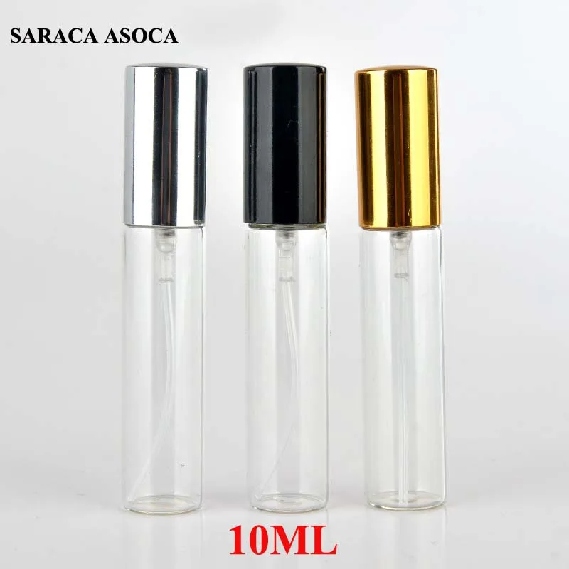 10ml Glass Perfume Bottles Sliver Gold Black Cap Transparent Spray Atomizer Glass Bottle
10ml Glass Perfume Bottles Sliver Gold Black Cap Transparent Spray Atomizer Glass Bottle