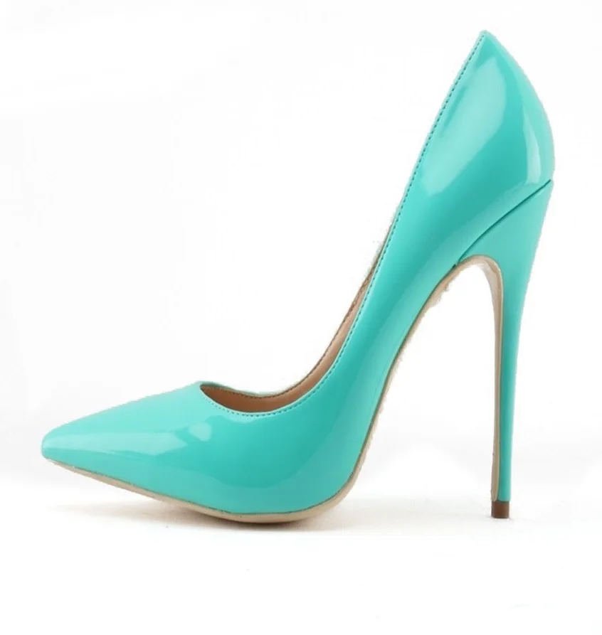 Women Popular Luxury High Heel Pumps Patent Leather Pointed Toe Stiletto Heels Shoes Shallow Cut Banquet Shoes 12CM
Women Popular Luxury High Heel Pumps Patent Leather Pointed Toe Stiletto Heels Shoes Shallow Cut Banquet Shoes 12CM
