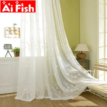 White Pastoral Floral Embroidered Cotton And Linen Voile For Living Room Bay Window Finished Curtain Bedroom Tulle ZH022-30
White Pastoral Floral Embroidered Cotton And Linen Voile For Living Room Bay Window Finished Curtain Bedroom Tulle ZH022-30