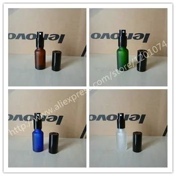 20ml clear/blue/green/brown frosted Glass Bottle With aluminum shiny black sprayer+lid.for perfume container.liquid packing.
20ml clear/blue/green/brown frosted Glass Bottle With aluminum shiny black sprayer+lid.for perfume container.liquid packing.