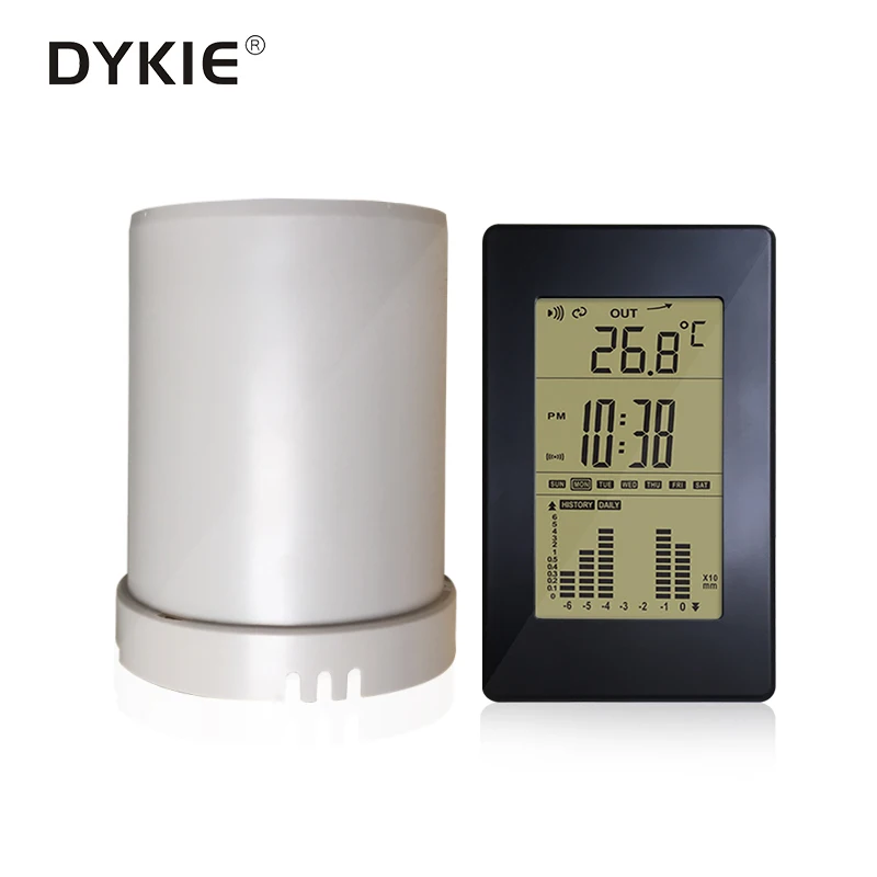 Digital Display Rainfall Statistics Recorder In/Outdoor Temperature Weather Station Wireless Rain Gauge Remote Sensor
Digital Display Rainfall Statistics Recorder In/Outdoor Temperature Weather Station Wireless Rain Gauge Remote Sensor