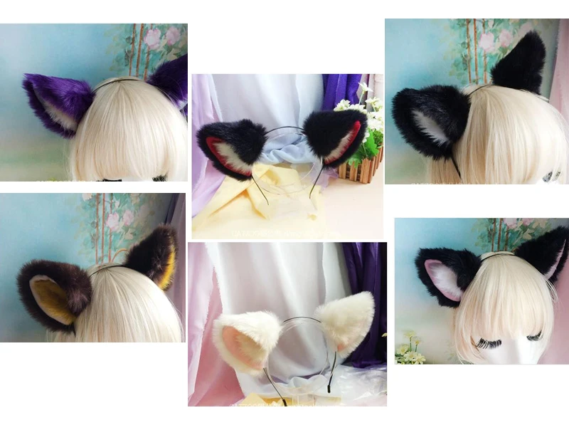 A Pair Of Fashion Playful Anime Costume Cat Fox Ears Long Faux-Fur Hair Clip Pair Party Cosplay cute
A Pair Of Fashion Playful Anime Costume Cat Fox Ears Long Faux-Fur Hair Clip Pair Party Cosplay cute