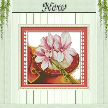 Orchid pink flowers decor paintings counted printed on canvas DMC 14CT 11CT chinese Cross Stitch Needlework Sets Embroidery kits
Orchid pink flowers decor paintings counted printed on canvas DMC 14CT 11CT chinese Cross Stitch Needlework Sets Embroidery kits