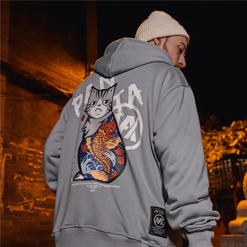 2019 Autumn Harajuku Style Cartoon Cat Mens Hoodies Japanese Streetwear Men Hoodie Hip Hop Hoodie Men Clothes Hoody Sweatshirts
2019 Autumn Harajuku Style Cartoon Cat Mens Hoodies Japanese Streetwear Men Hoodie Hip Hop Hoodie Men Clothes Hoody Sweatshirts