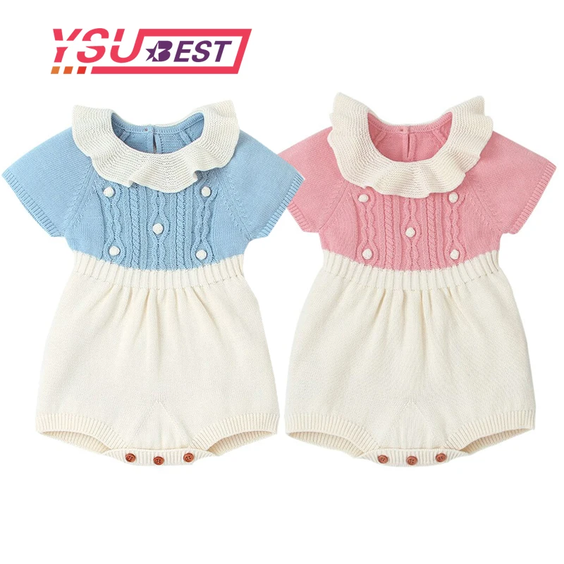 2019 Autumn Newborn Ruffle Princess Romper Baby Girls Boys Romper Knitted Wool Twisted Overall Jumpsuit Baby Clothes Vest Romper
2019 Autumn Newborn Ruffle Princess Romper Baby Girls Boys Romper Knitted Wool Twisted Overall Jumpsuit Baby Clothes Vest Romper