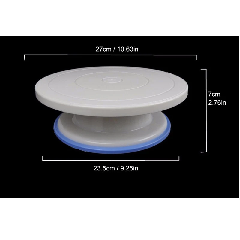 Nice Cake Decorating Tools Rotating Cake Stand Sugar Craft Turntable Platform Cupcake Swivel Plate Revolving Bakin
Nice Cake Decorating Tools Rotating Cake Stand Sugar Craft Turntable Platform Cupcake Swivel Plate Revolving Bakin
