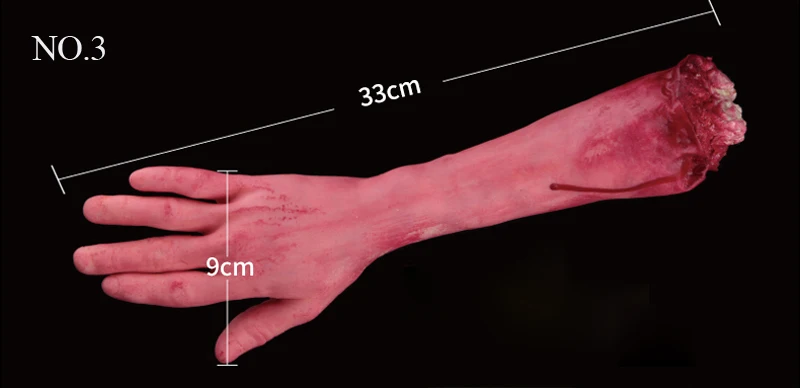 Cosplay&ware 1pcslot Halloween Prop Horrible Broken Limbs Fingers Legs Arm Feet Latex Tricky Toys Party Decorations 18 Cosplay&ware 1pcslot Halloween Prop Horrible Broken Limbs Fingers Legs Arm Feet Latex Tricky Toys Party Decorations -Cosplayware Store