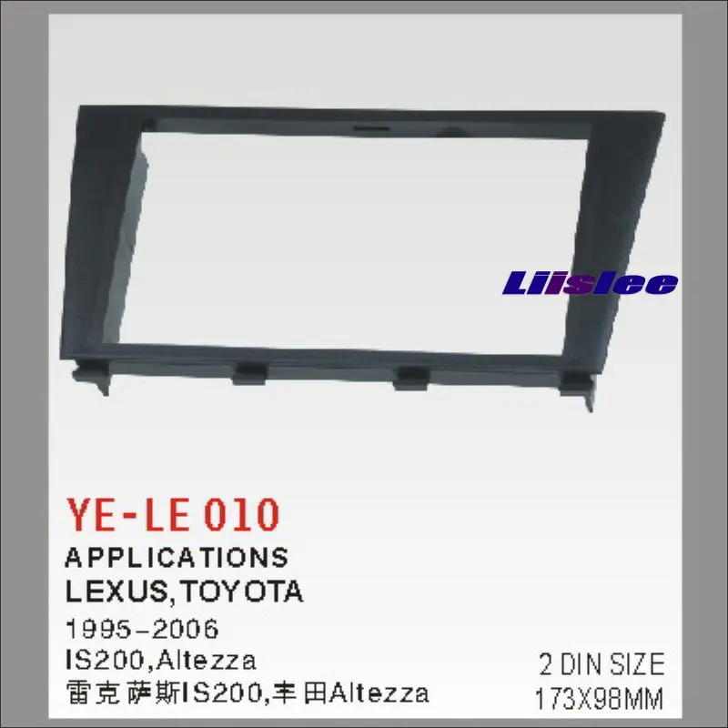 Liislee For Lexus IS200 Toyota Altezza Car Stereo Radio Fascia Plate Panel Frame Kit Stereo Facia Surround Install Trim Fit Dash
Liislee For Lexus IS200 Toyota Altezza Car Stereo Radio Fascia Plate Panel Frame Kit Stereo Facia Surround Install Trim Fit Dash