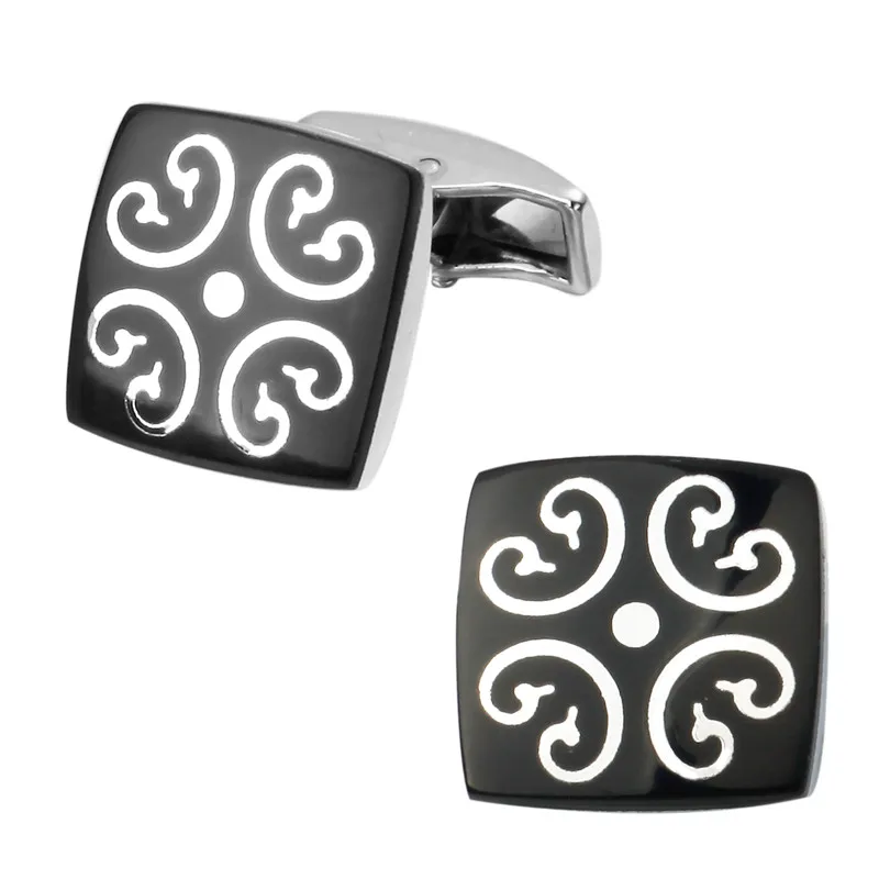 Men's shirts Cufflinks high-quality copper material Black Square Flower Cufflinks 5 pairs of packaging for sale
Men's shirts Cufflinks high-quality copper material Black Square Flower Cufflinks 5 pairs of packaging for sale