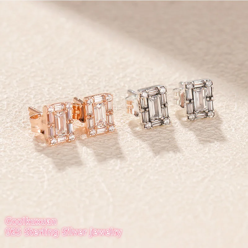 winter 925 Sterling Silver Luminous Ice Stud Earrings, Clear CZ and Rose gold Original European Style Brand woman Jewelry
winter 925 Sterling Silver Luminous Ice Stud Earrings, Clear CZ and Rose gold Original European Style Brand woman Jewelry