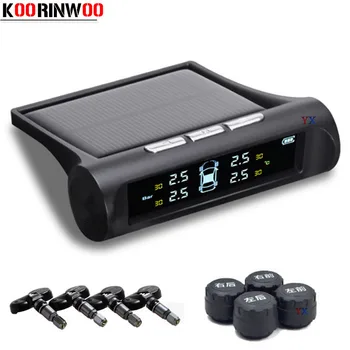 KOORINWOO Smart Car TPMS Tyre Pressure Monitoring System Solar Power charging Digital LCD Display Auto Security Alarm Systems
KOORINWOO Smart Car TPMS Tyre Pressure Monitoring System Solar Power charging Digital LCD Display Auto Security Alarm Systems