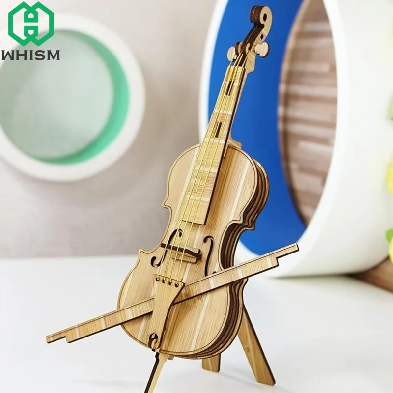 WHISM DIY Violin Decoration Creative Desktop Decoration Classic Crafts Home Office Decoration
WHISM DIY Violin Decoration Creative Desktop Decoration Classic Crafts Home Office Decoration