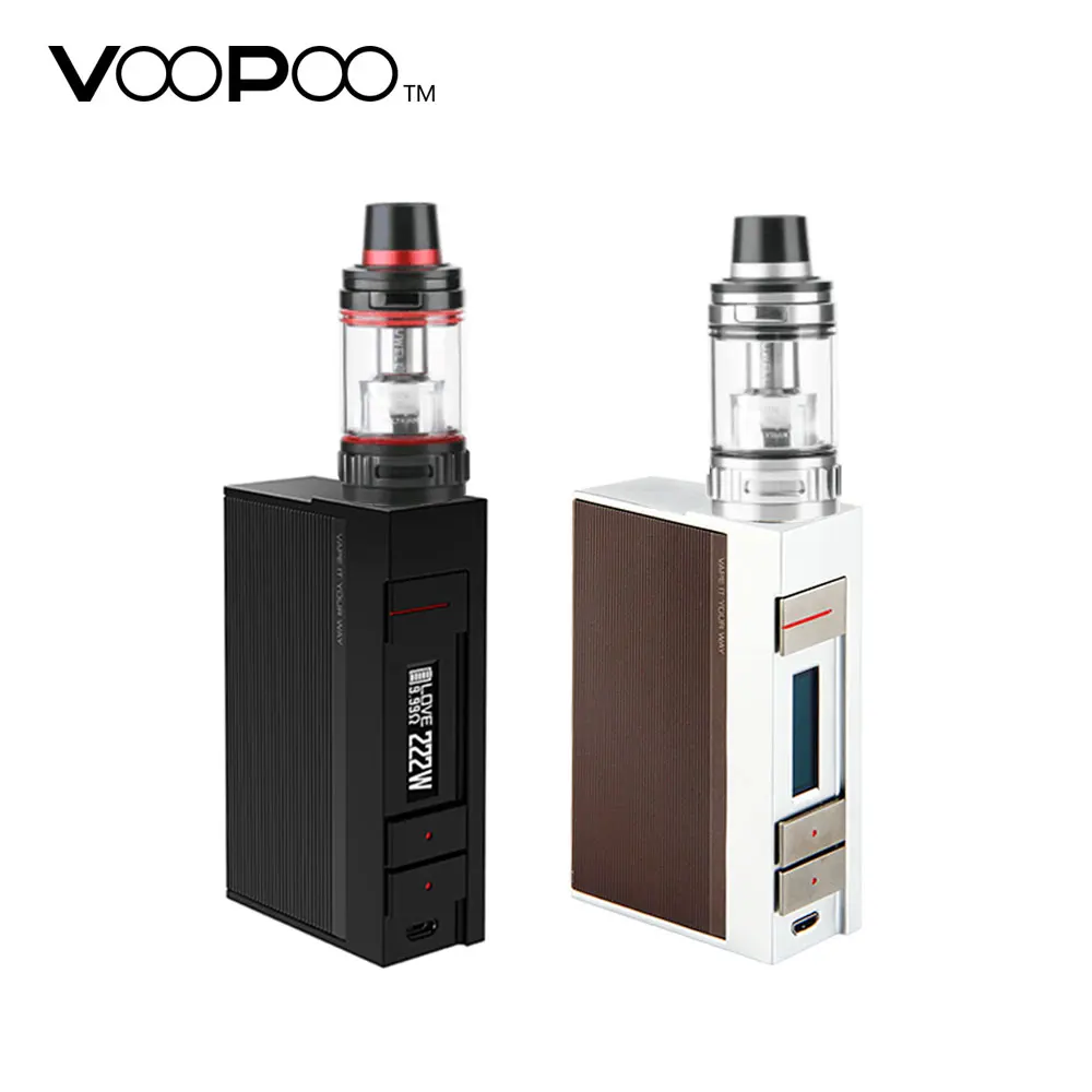Original VOOPOO Alpha One 222W TC Kit with 5ml Uwell Valyrian Subohm Tank & 222W Alpha One MOD E-cig Vape Kit No 18650 Battery
Original VOOPOO Alpha One 222W TC Kit with 5ml Uwell Valyrian Subohm Tank & 222W Alpha One MOD E-cig Vape Kit No 18650 Battery