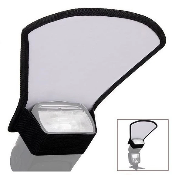 Silver/White Camera Hood Reflector Photo Card Flash Diffuser External Lens Hood Photo Speedlite Accessory For Canon
Silver/White Camera Hood Reflector Photo Card Flash Diffuser External Lens Hood Photo Speedlite Accessory For Canon
