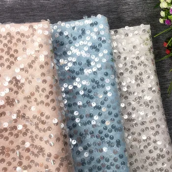 GLace 1Y/Lot Shiny transparent mesh fabric sequin embroidered fabric for dresses wedding lace decoration TX824
GLace 1Y/Lot Shiny transparent mesh fabric sequin embroidered fabric for dresses wedding lace decoration TX824