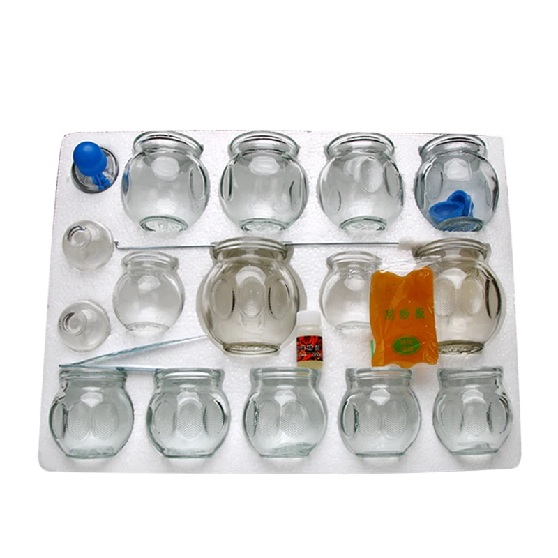 17 cans vacuum cupping set acupuncture&moxibustion body massage home cupping glasses
17 cans vacuum cupping set acupuncture&moxibustion body massage home cupping glasses