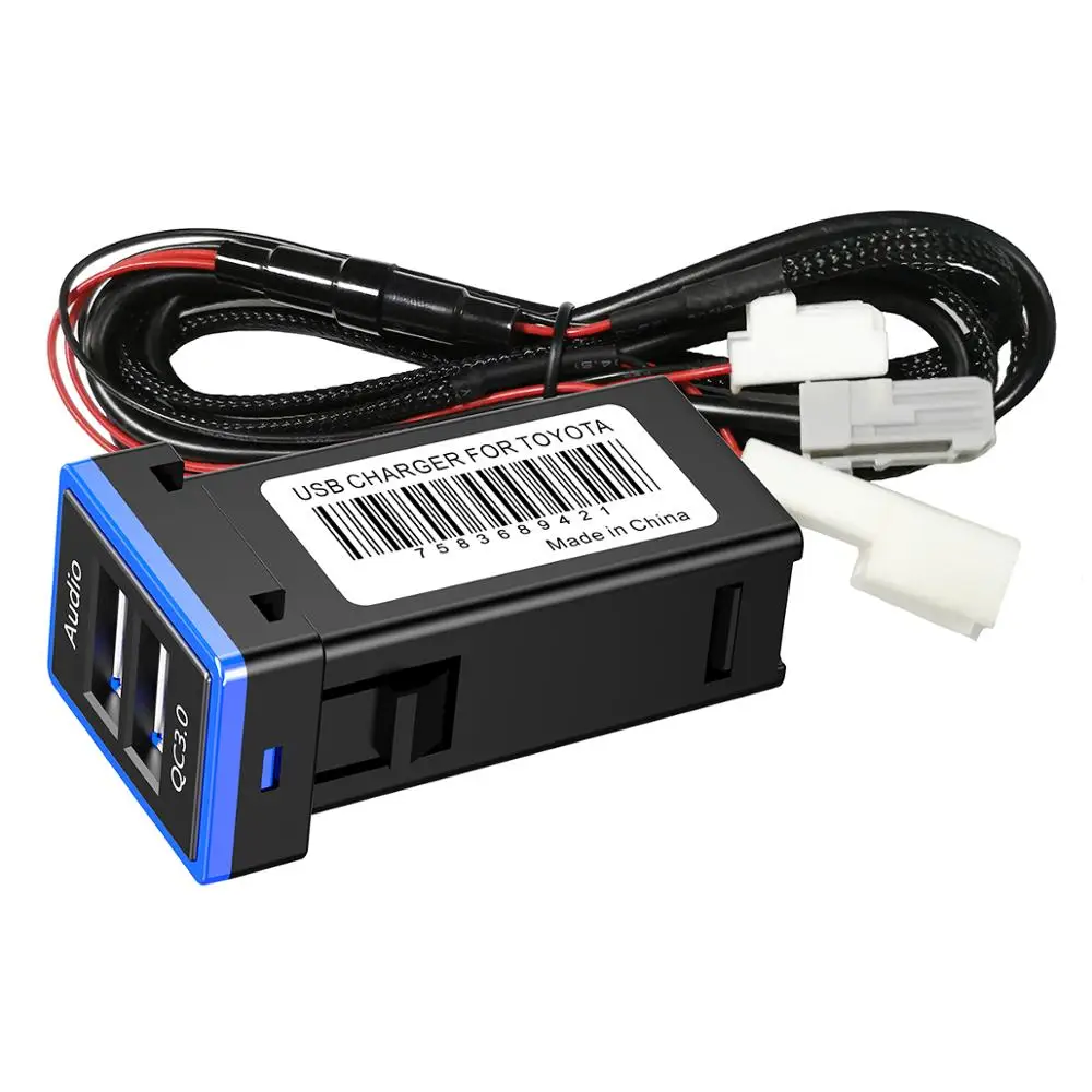 Chelink 5V 2.1A Car Dual USB Charger Socket Interface Charge for Toyota Power adapter
Chelink 5V 2.1A Car Dual USB Charger Socket Interface Charge for Toyota Power adapter