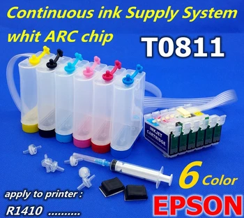 T0811 ink tank CISS Apply to printer R1410 ink system PX660 PX700 Continuous Ink Supply System
T0811 ink tank CISS Apply to printer R1410 ink system PX660 PX700 Continuous Ink Supply System