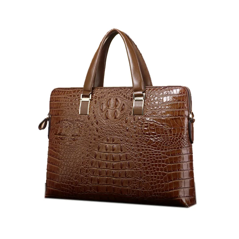 New crocodile pattern leather men bag horizontal and horizontal section handbag business briefcase casual shoulder Messenger
New crocodile pattern leather men bag horizontal and horizontal section handbag business briefcase casual shoulder Messenger