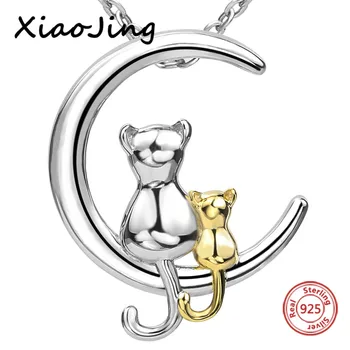XiaoJing Hot sale 100% 925 sterling silver diy lovely cat pendant chain necklace fashion jewelry making for women gifts
XiaoJing Hot sale 100% 925 sterling silver diy lovely cat pendant chain necklace fashion jewelry making for women gifts
