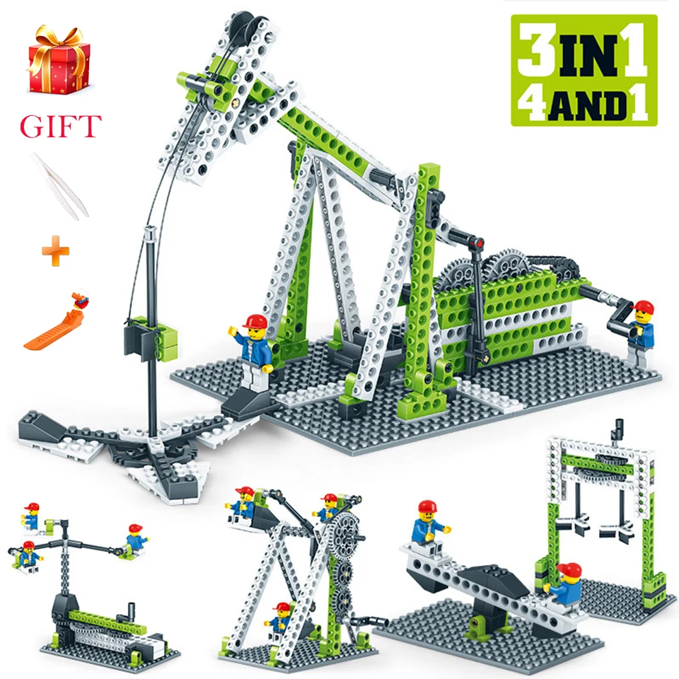 3 in 1 Gear Drive Assemable Oilfield Drilling Building Blocks Toy Educational Kids Inventor Learning Brick Gift
3 in 1 Gear Drive Assemable Oilfield Drilling Building Blocks Toy Educational Kids Inventor Learning Brick Gift