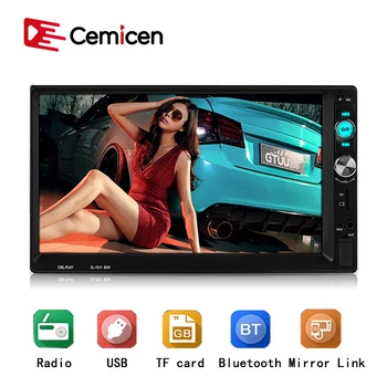 Radio 2 Din Autoradio Bluetooth Handsfree MP5 Player AUX USB Car Audio Mirror Link Steering Wheel Controls 7" Inch Auto Stereo
Radio 2 Din Autoradio Bluetooth Handsfree MP5 Player AUX USB Car Audio Mirror Link Steering Wheel Controls 7" Inch Auto Stereo