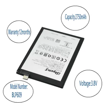 iSkyamS 10pcs 2750mAh BLP609 / BLP 609 Cell Phone Replacement Li-Polymer Battery For OPPO R9 R9m R9TM
iSkyamS 10pcs 2750mAh BLP609 / BLP 609 Cell Phone Replacement Li-Polymer Battery For OPPO R9 R9m R9TM