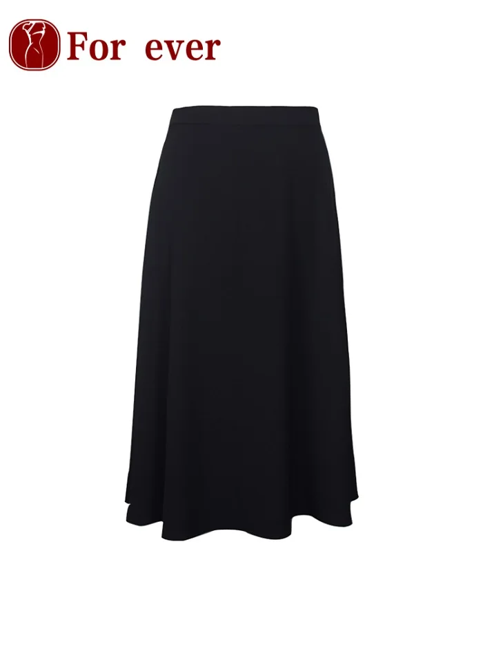 Woman Fashion Spring summer High waist Black Midi Skirt Office and Casual Elastic Black Skirt
Woman Fashion Spring summer High waist Black Midi Skirt Office and Casual Elastic Black Skirt