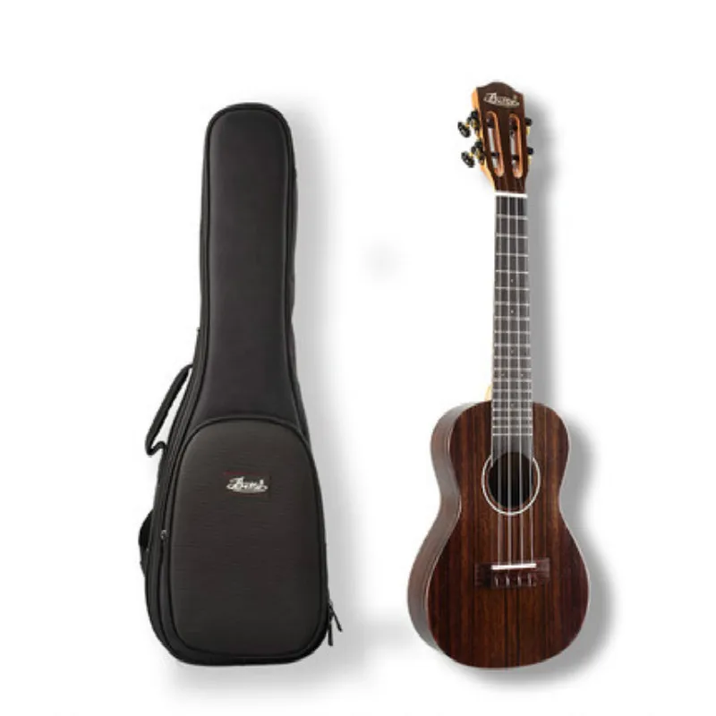 23 дюймов укулеле ШПОН палисандр маленькая Гавайская гитара гавайская | Спорт и