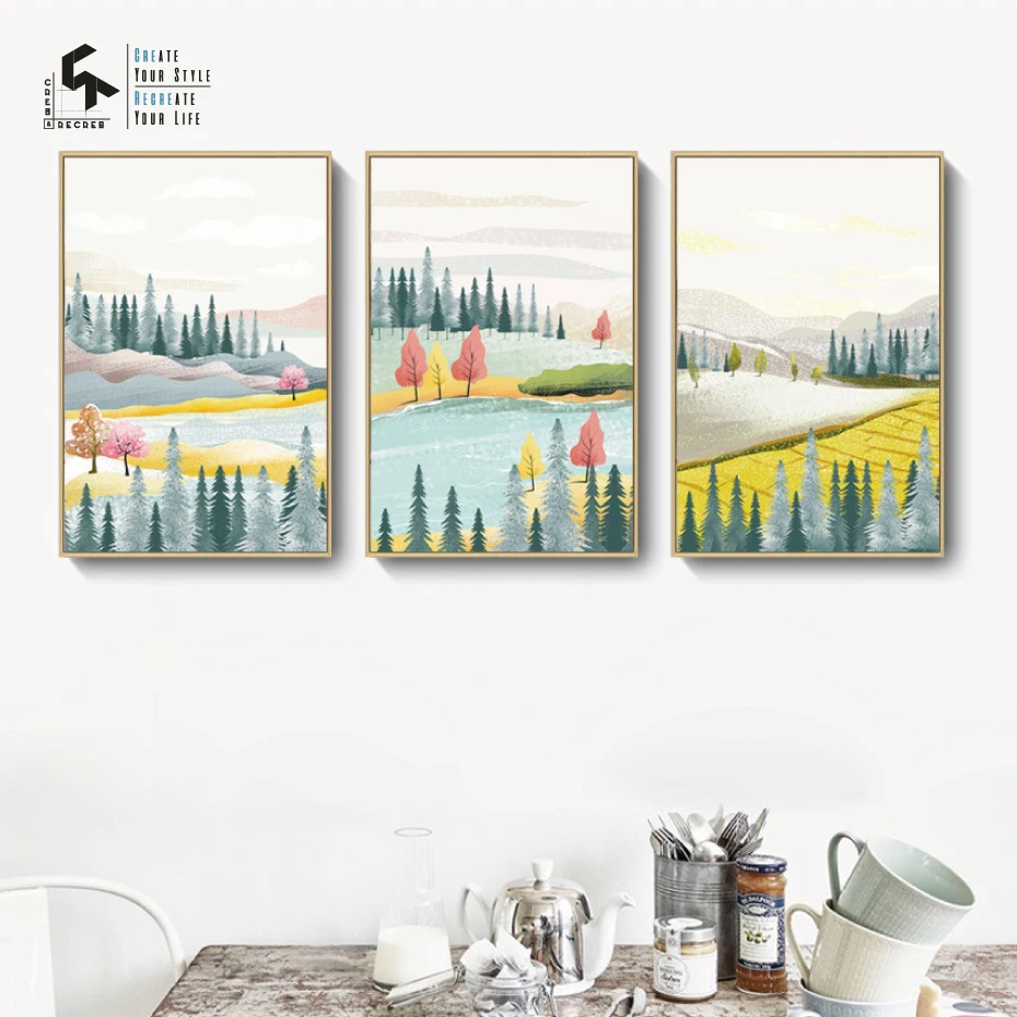 CREATE&RECREATE Nordic Poster Green Field Posters And Prints Wall Art Canvas Painting Decoration Pictures For Girl CR1810105015
CREATE&RECREATE Nordic Poster Green Field Posters And Prints Wall Art Canvas Painting Decoration Pictures For Girl CR1810105015