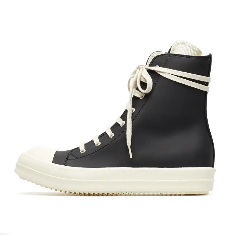 RO leather high top black canvas shoes for men and women Black Sneakers Men High-top Ankle Canvas Casual Shoes Men Size 35-46
RO leather high top black canvas shoes for men and women Black Sneakers Men High-top Ankle Canvas Casual Shoes Men Size 35-46