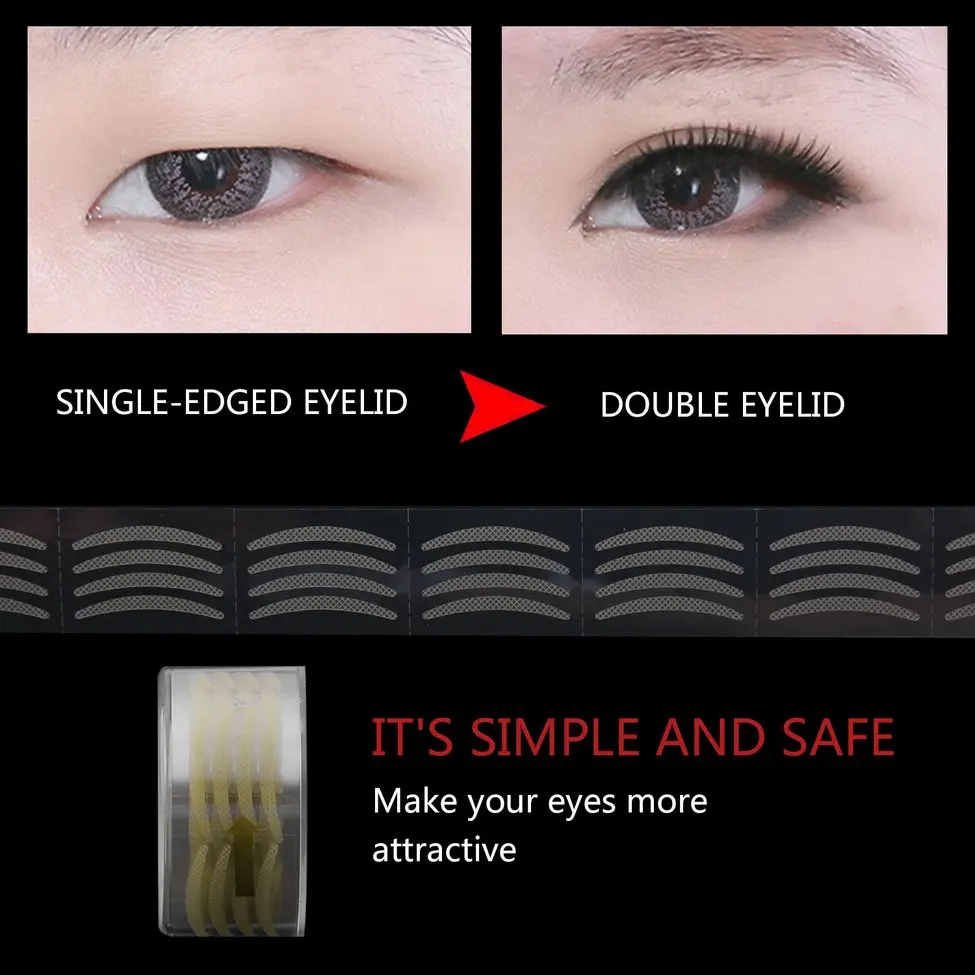 10PCS Makeup Clear Eyelid Stripe Big Eyes Decoration Invisible Strong Adhesive Eyelid Sticker Double Fold Eyelid Tape
10PCS Makeup Clear Eyelid Stripe Big Eyes Decoration Invisible Strong Adhesive Eyelid Sticker Double Fold Eyelid Tape