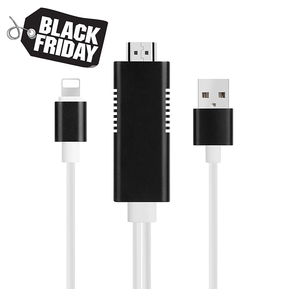 2in1 HDMI Adapter for iPhone 7 8 X XS XR iPad 1080P TV Converter and USB Charging Cable 2A For Lightning to HDMI Plug and Play
2in1 HDMI Adapter for iPhone 7 8 X XS XR iPad 1080P TV Converter and USB Charging Cable 2A For Lightning to HDMI Plug and Play
