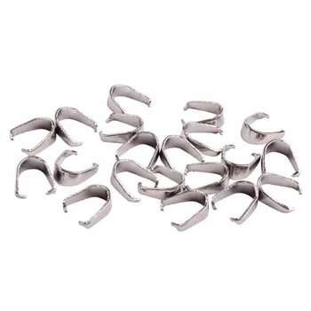 500pcs 4*9mm Elite 304 Stainless Steel Silver Pinch Pendant Bails Bead Hang Dangle Charms Jewelry Findings Making Supplies
500pcs 4*9mm Elite 304 Stainless Steel Silver Pinch Pendant Bails Bead Hang Dangle Charms Jewelry Findings Making Supplies