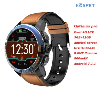 KOSPET Optimus Pro 3GB 32GB 800mAh Battery Dual Systems Smartwatch 8.0MP 1.39" Android7.1 4G Smart Watch Phone for iPhone Xiaomi
KOSPET Optimus Pro 3GB 32GB 800mAh Battery Dual Systems Smartwatch 8.0MP 1.39" Android7.1 4G Smart Watch Phone for iPhone Xiaomi