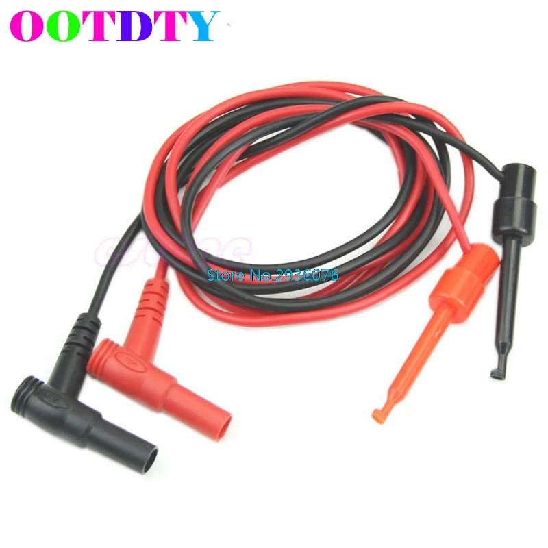 1Pair Banana Plug To Test Hook Clip Probe Cable For Multimeter Test Equipmentfor Home Tool APR15_35 
1Pair Banana Plug To Test Hook Clip Probe Cable For Multimeter Test Equipmentfor Home Tool APR15_35