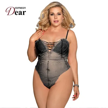 Comeondear Lace Bodysuit For Women Plus Size Sexy Bodysuit Skinny V Neck Body Mujer Black Jimpsuits Women Dropshipping RB80630
Comeondear Lace Bodysuit For Women Plus Size Sexy Bodysuit Skinny V Neck Body Mujer Black Jimpsuits Women Dropshipping RB80630