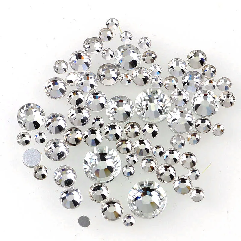 1440pcs Mix Size Crystal Color Crystal Clear AB Non Hotfix Flatback Rhinestones Nail Rhinestoens For Nail Art Decoration Gem
1440pcs Mix Size Crystal Color Crystal Clear AB Non Hotfix Flatback Rhinestones Nail Rhinestoens For Nail Art Decoration Gem