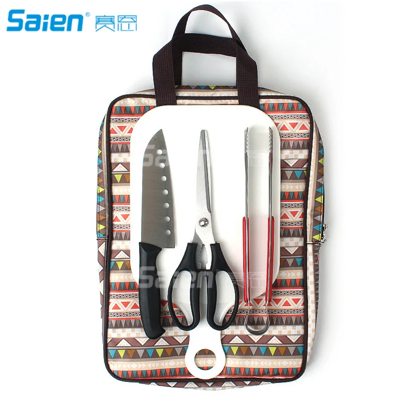 Delicacy 5 PCs Camping Kitchen Utensil Set, Camp Cookware Utensils Organizer Travel Kit , Cutting Board, Tongs, Scissors,Knife
Delicacy 5 PCs Camping Kitchen Utensil Set, Camp Cookware Utensils Organizer Travel Kit , Cutting Board, Tongs, Scissors,Knife