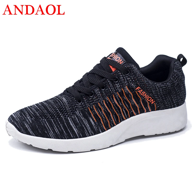ANDAOL New Men's Casual Shoes Top Quality Mesh Breathable Striped Trainers Luxury Fashion Non-Slip Anti-Odor Driving Sneakers
ANDAOL New Men's Casual Shoes Top Quality Mesh Breathable Striped Trainers Luxury Fashion Non-Slip Anti-Odor Driving Sneakers