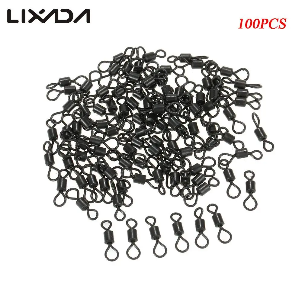 100Pcs Fishing Swivels Sea Fishing Rolling Swivel Connector Carp Fishing Accessories Rolling Swivels Ball Bearing Solid Rings
100Pcs Fishing Swivels Sea Fishing Rolling Swivel Connector Carp Fishing Accessories Rolling Swivels Ball Bearing Solid Rings