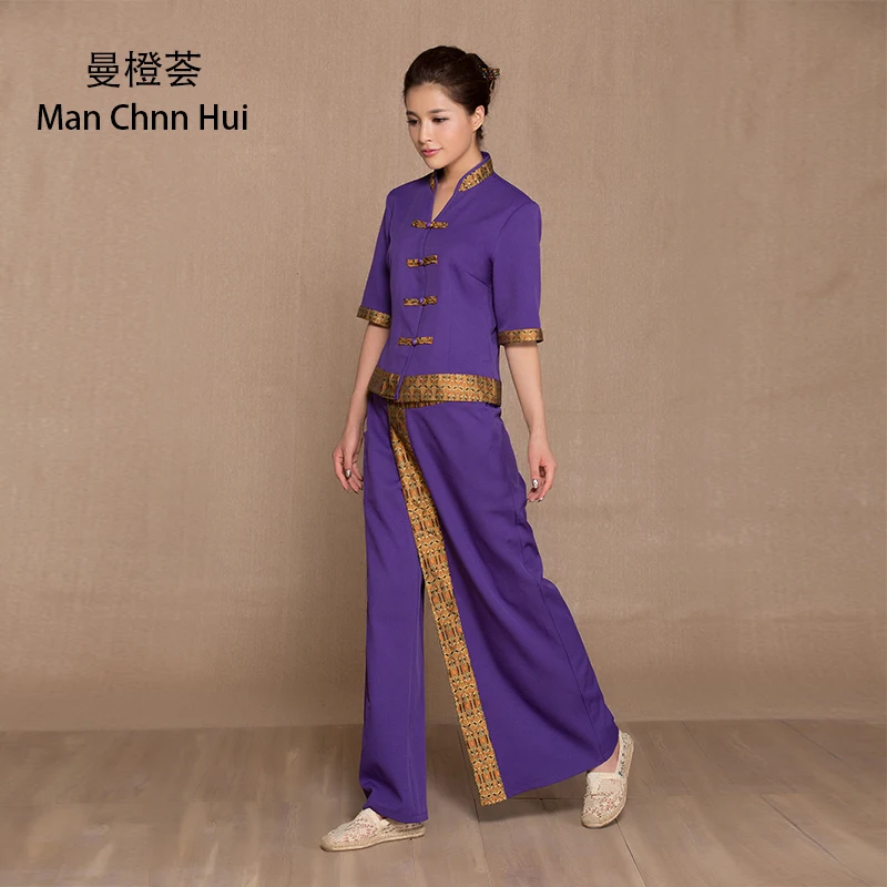 SPA Uniform Hotel Retro Work Sets Thai Spa Beauty Salon overalls foot bath technician health care Store Waiter Uniform
SPA Uniform Hotel Retro Work Sets Thai Spa Beauty Salon overalls foot bath technician health care Store Waiter Uniform