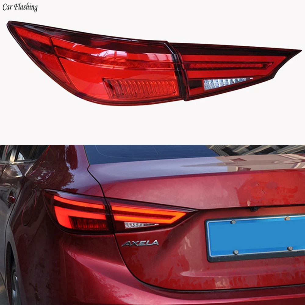 Автомобильный мигающий для Mazda3 Axela 2014 2015 2016 2017 задний светильник s Mazda 3 M3