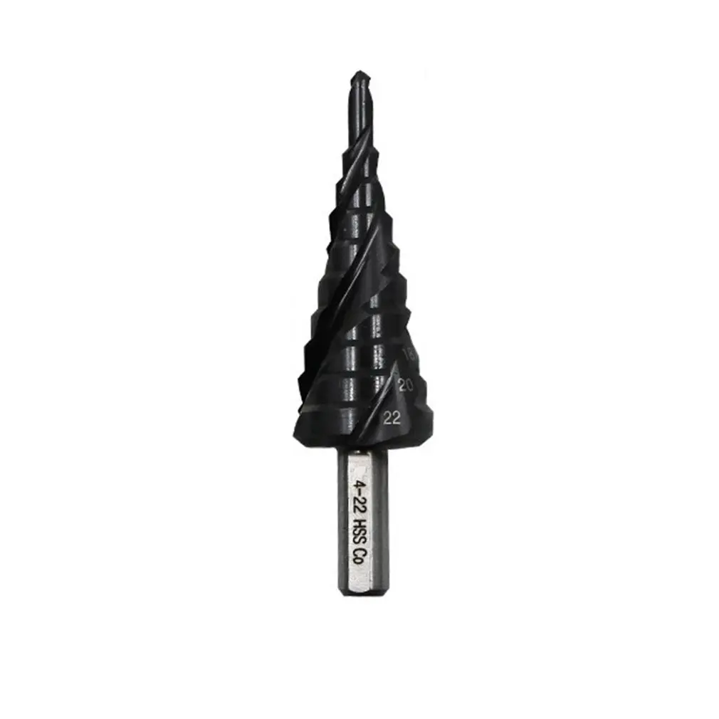 Step Drill Bit Pagoda Triangle Groove Handle Steel Plate Drill Ladder 4-22 Suit For Wood PVC Thin Steel
Step Drill Bit Pagoda Triangle Groove Handle Steel Plate Drill Ladder 4-22 Suit For Wood PVC Thin Steel