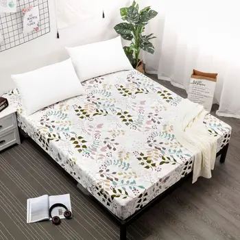 bed sheet Waterproof sheets Printed dustproof bed cover Fitted Sheet Mattress Cover with All-around Elastic Rubber cubrecama 
bed sheet Waterproof sheets Printed dustproof bed cover Fitted Sheet Mattress Cover with All-around Elastic Rubber cubrecama
