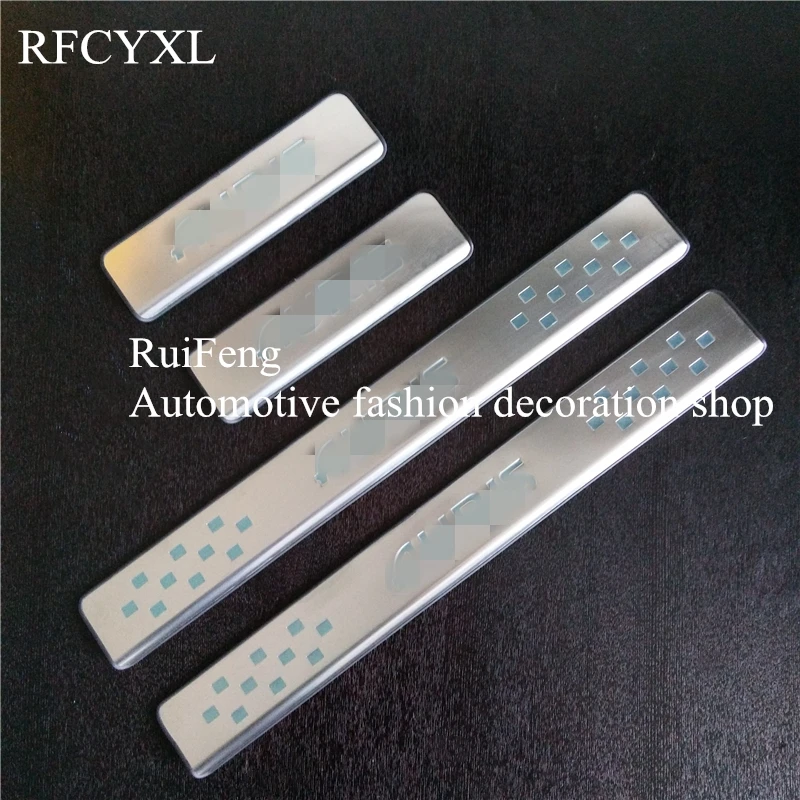 Door Sill Strip Welcome Pedal Trim For Toyota AURIS 2014 2015 2016 Stainless Steel Car Styling Stickers Auto Accessories 4pcs
Door Sill Strip Welcome Pedal Trim For Toyota AURIS 2014 2015 2016 Stainless Steel Car Styling Stickers Auto Accessories 4pcs