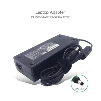 Genuine 19V 6.32A 5.5*2.5mm AC Adapter Charger PA3717U-1ACA PA5083E-1AC3 for Toshiba Satellite P25-S670 P25-S676 P25-S6761 120W
Genuine 19V 6.32A 5.5*2.5mm AC Adapter Charger PA3717U-1ACA PA5083E-1AC3 for Toshiba Satellite P25-S670 P25-S676 P25-S6761 120W